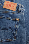 CAROLINE CROPPED STRETCH | ECO XAVIER BLUE MARBLE