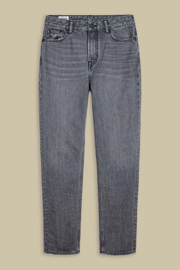 CAROLINE CROPPED | CLEAN CARSON FLINTSTONE GREY WORN