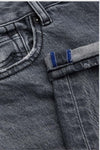CAROLINE CROPPED | CLEAN CARSON FLINTSTONE GREY WORN