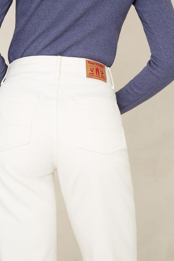 CAROLINE CROPPED | HOLO OPTICAL WHITE