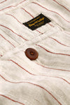 CRONUS | LINEN STRIPE RED