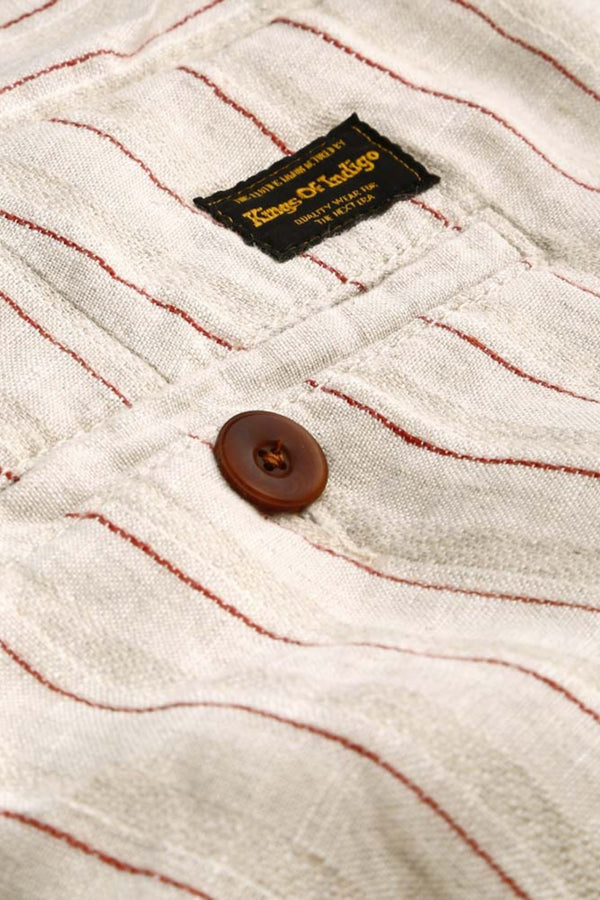 CRONUS | LINEN STRIPE RED