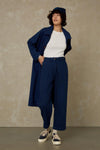 DARIA CROPPED | WORKER BLUE