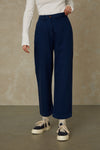 DARIA CROPPED | WORKER BLUE