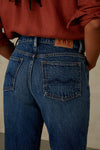 CAROLINE CROPPED | CLEAN BLUE WORN REFIBRA