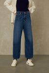 LEILA CROPPED | CLEAN BLUE WORN REFIBRA