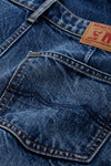 LEILA CROPPED | CLEAN BLUE WORN REFIBRA