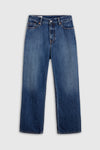 LIORA CROPPED | CLEAN BLUE WORN REFIBRA
