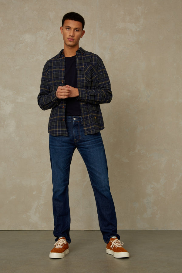 ENDA POCKET | BRUSHED DEEP FOREST CHECK