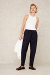 LOURDES | INDIGO STRIPE HEMP