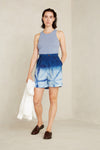 MARISOL SHORT | SHIBORI OMBRE NATURAL INDIGO