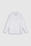 CHARLENE | OPTICAL WHITE LINEN