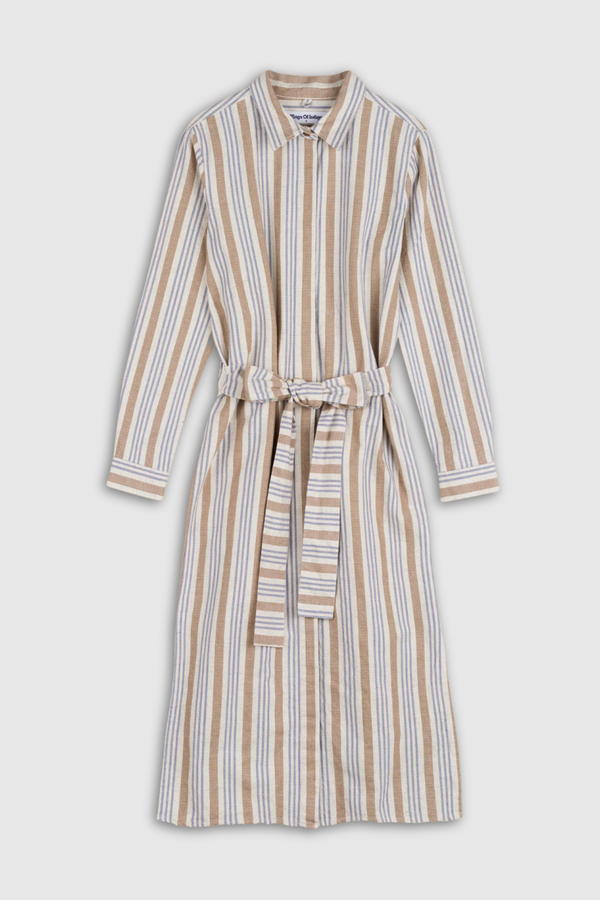 MAGGY | ECRU HEMP STRIPE