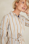 MAGGY | ECRU HEMP STRIPE
