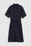 DIONE | BLUE LINEN STRIPE
