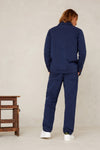 MARTIN | WORKER BLUE LINEN MIX