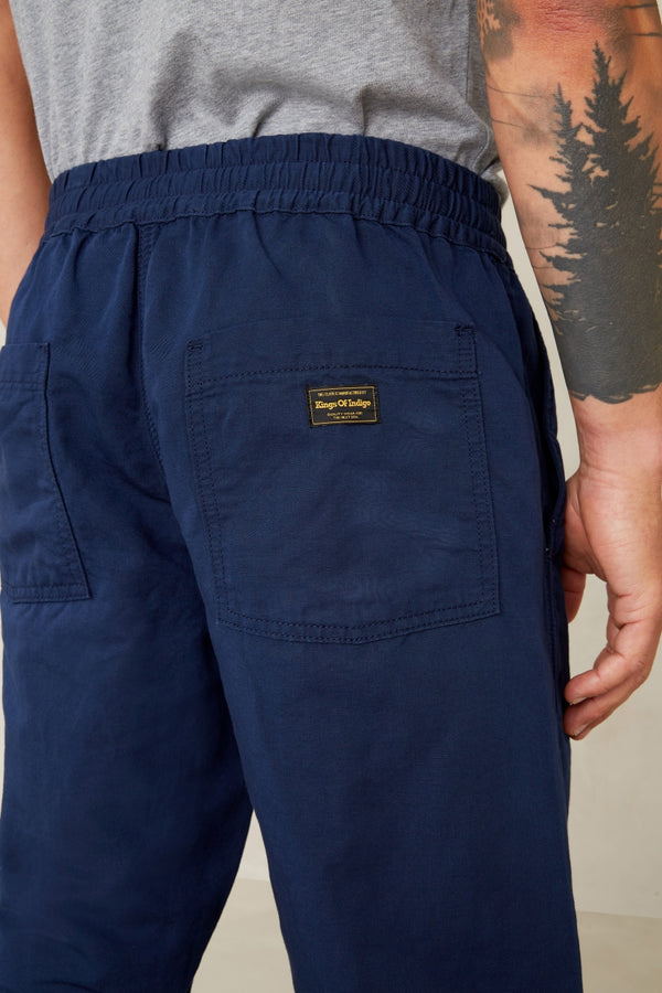 MARTIN | WORKER BLUE LINEN MIX