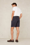 CRONUS | BLUE LINEN STRIPE