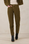 CAROLINE CROPPED | MOSS GREEN