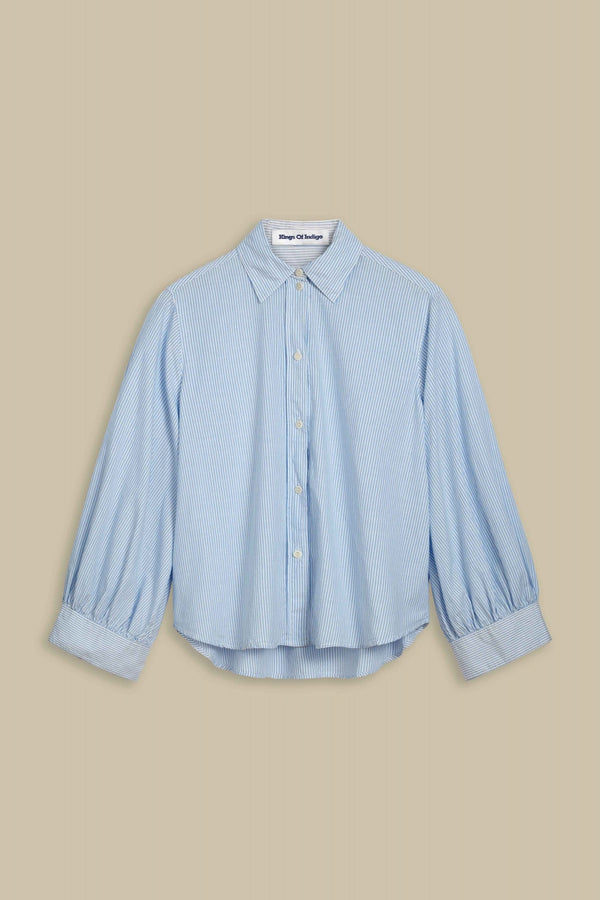 AIZEN | BLUE FINE STRIPE