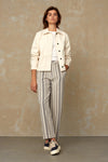 LEILA | BEIGE STRIPE