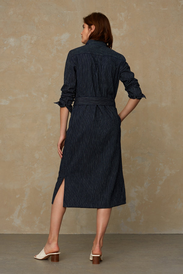 MAGGY | STRIPE INDIGO