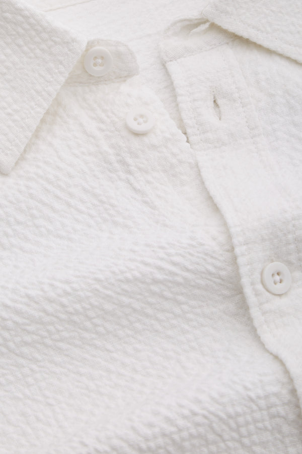 ENDA POCKET | SEERSUCKER WHITE