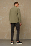 ENDA POCKET | SEERSUCKER LODEN GREEN