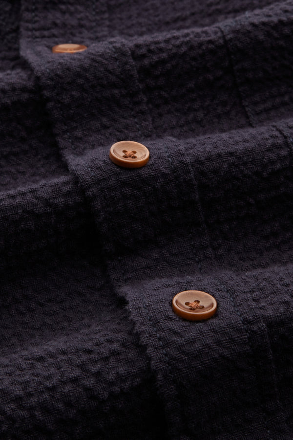 ENDA POCKET | SEERSUCKER DARK NAVY