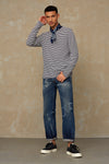 NEZER | STRIPE NAVY