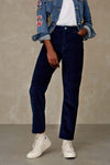 CAROLINE CROPPED | DARK INDIGO CORD