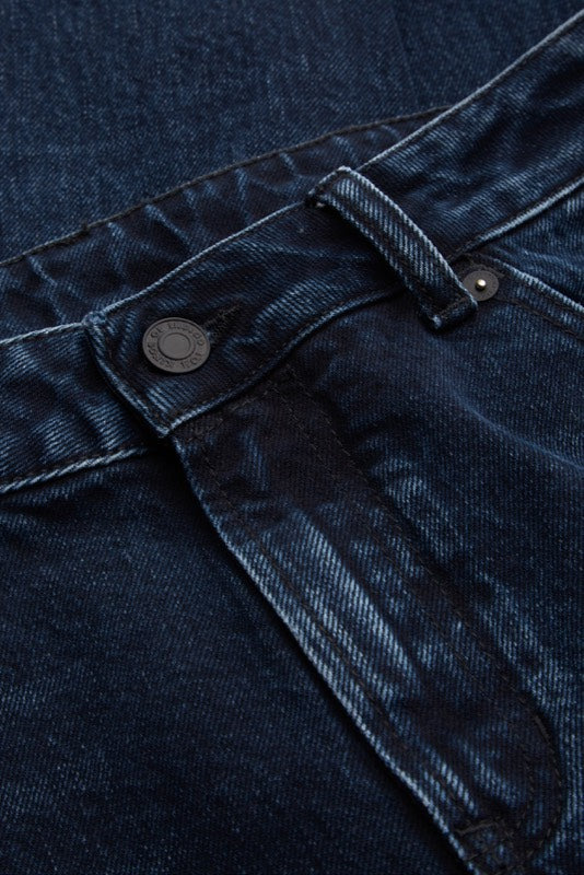 CAROLINE CROPPED | CLEAN XAVIER BLUE BLACK