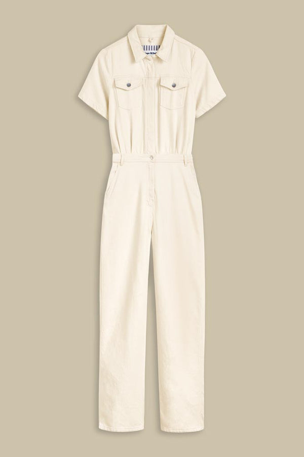 ADELA SHORT SLEEVE | ECRU TENCEL