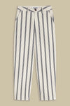 LEILA CROPPED | ECRU STRIPE