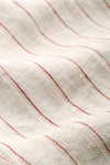 LOURDES | LINEN STRIPE RED