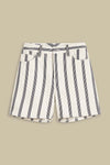LIORA SHORT | ECRU STRIPE