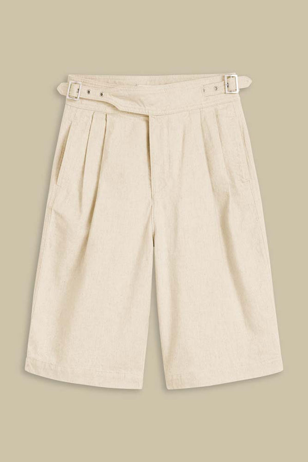 KALINDI SHORT | ECRU HEMP