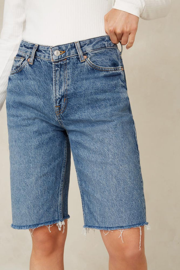 INDIRA SHORT | ECO RECYCLED BLUE VINTAGE