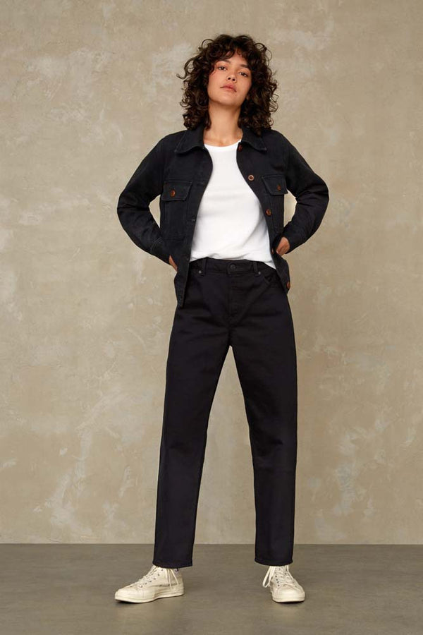 CAROLINE CROPPED | CLEAN MIGNON STAY BLACK