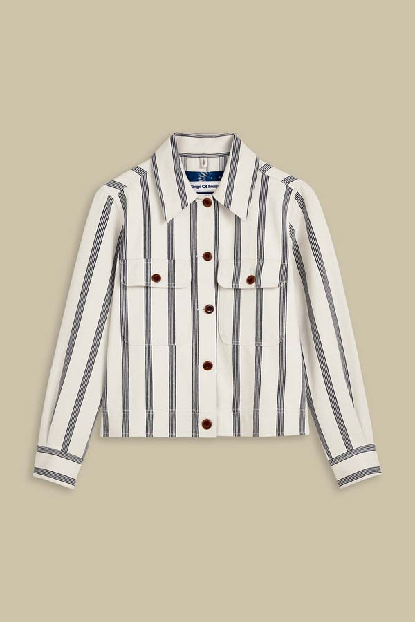 LAVINIA | ECRU STRIPE