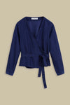 SEBASTIA TOP | BLUE BLUE TENCEL