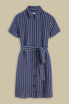 CATRIEN | LINEN NAVY STRIPE