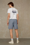 BIDATSU | BLUE FINE STRIPE