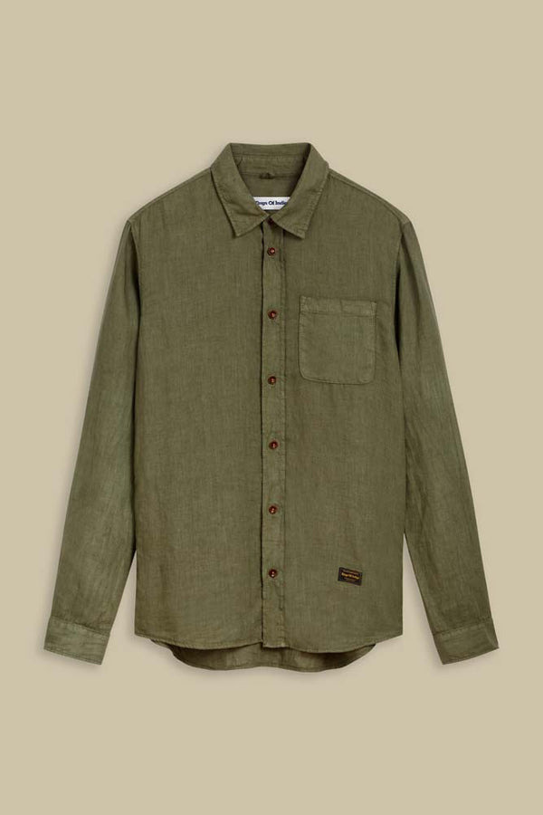 ENDA POCKET | LEAF GREEN LINEN
