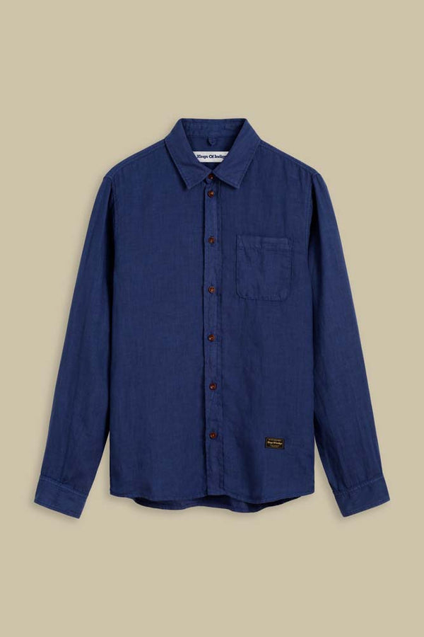 ENDA POCKET | BLUE LINEN
