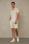 BALDER | LINEN STRIPE RED