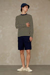 NEZER | BRETON STRIPE LEAF GREEN
