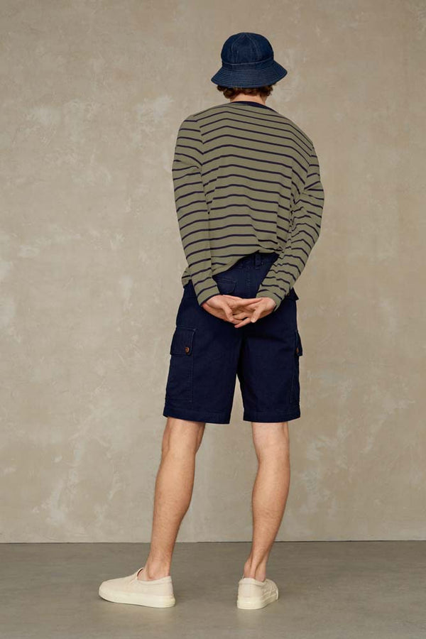 NEZER | BRETON STRIPE LEAF GREEN