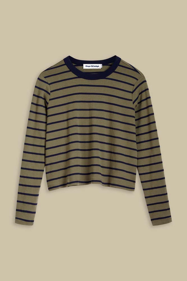 JESSAMINE | BRETON STRIPE LEAF GREEN