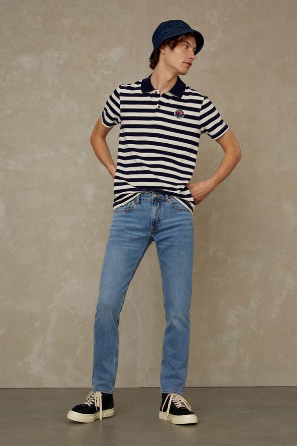 CHOKEI | NAVY STRIPE FUJI BADGE